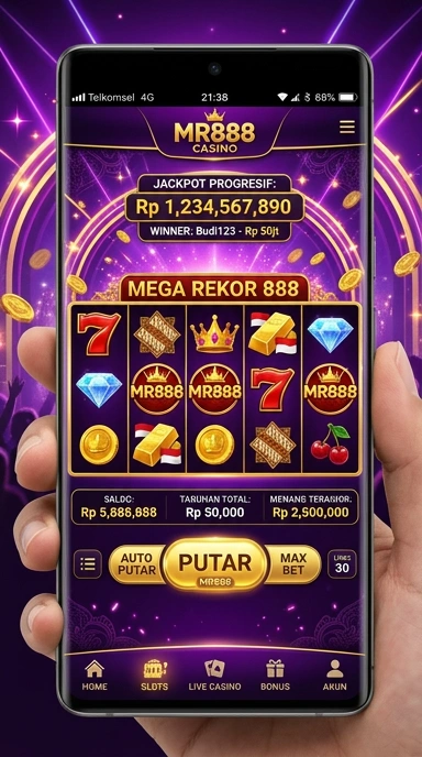 Cuplikan layar menu unduhan mr888 untuk perangkat Android